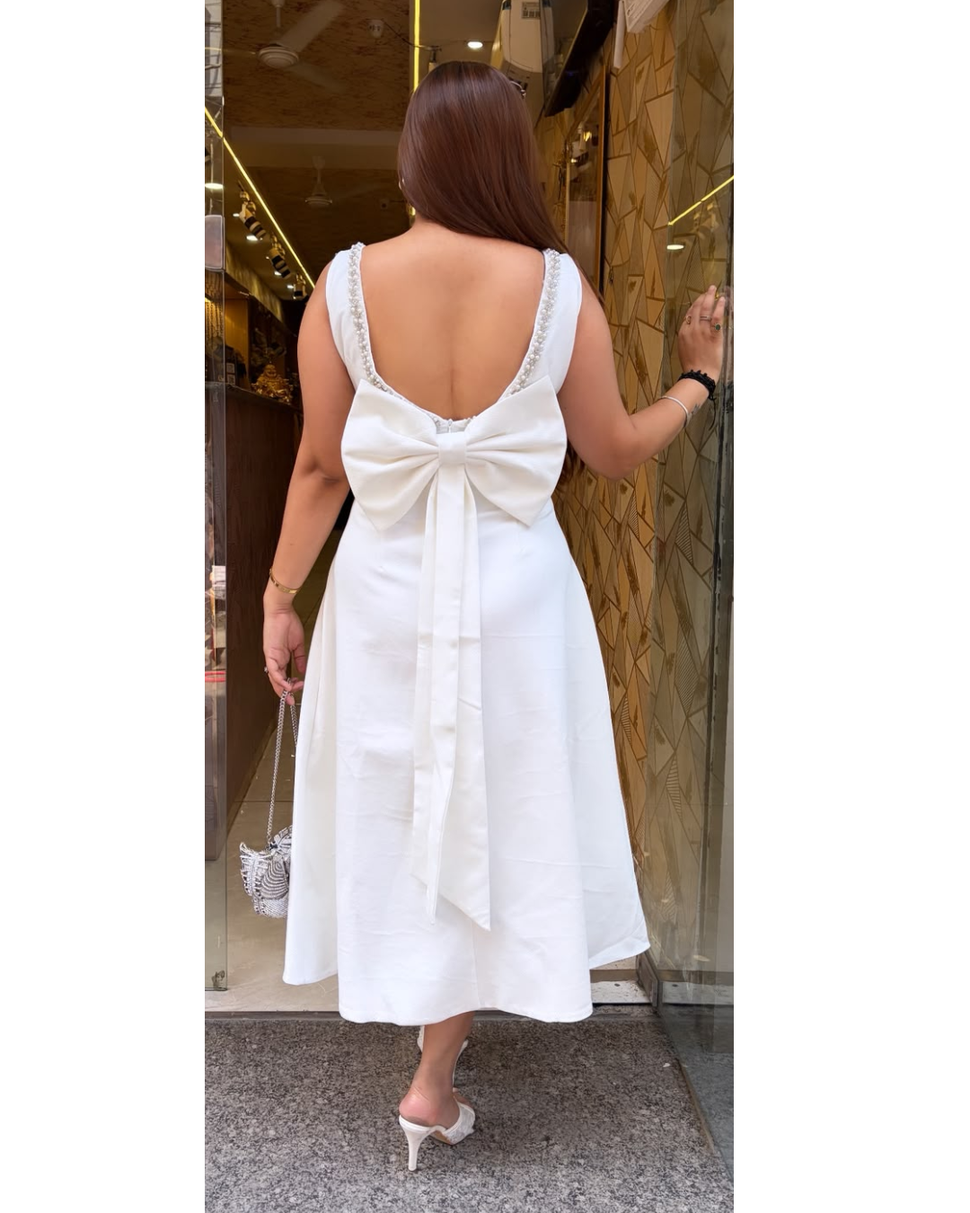 ZARA-BOW DRESS