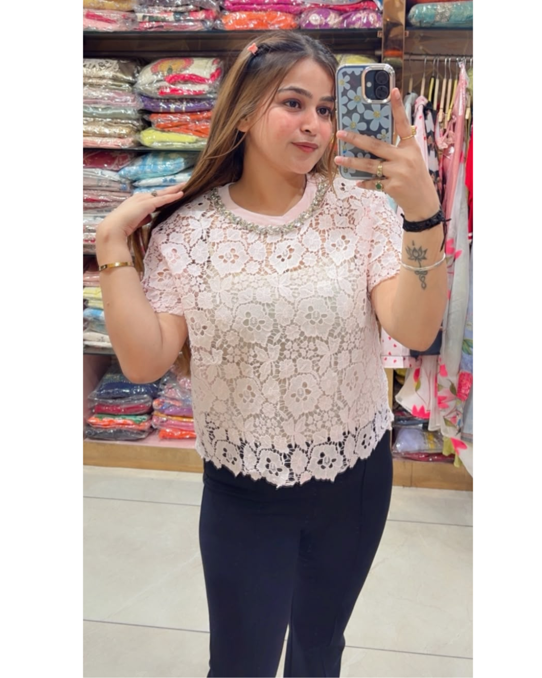 SHIKHA-CROCHET TOP