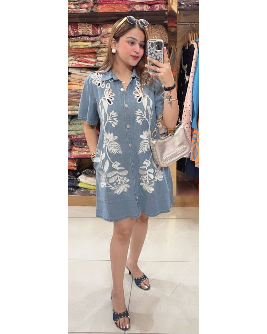 MIMI-DENIM DRESS