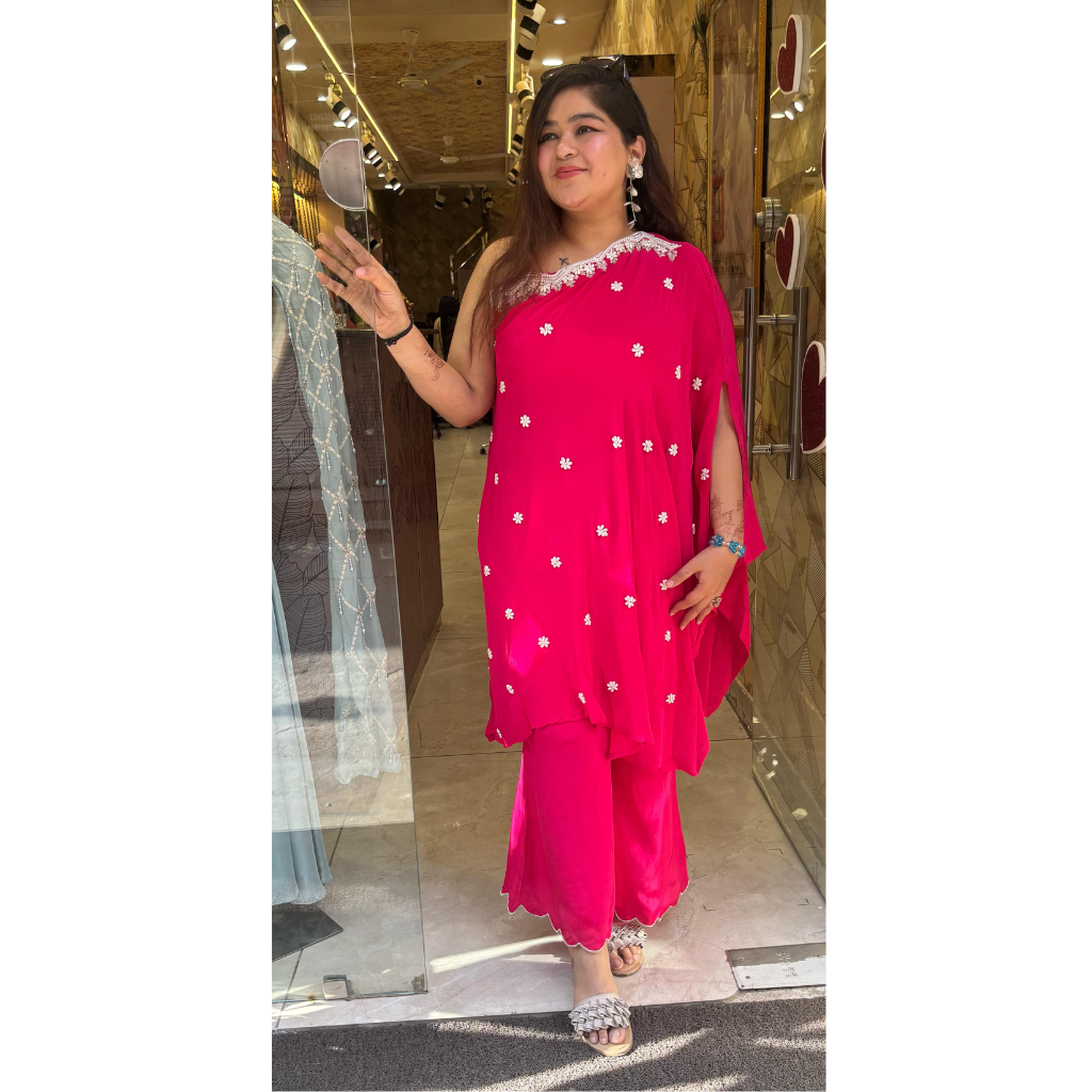 "NOOR" - 3 PIECE INDOWESTERN COORDS