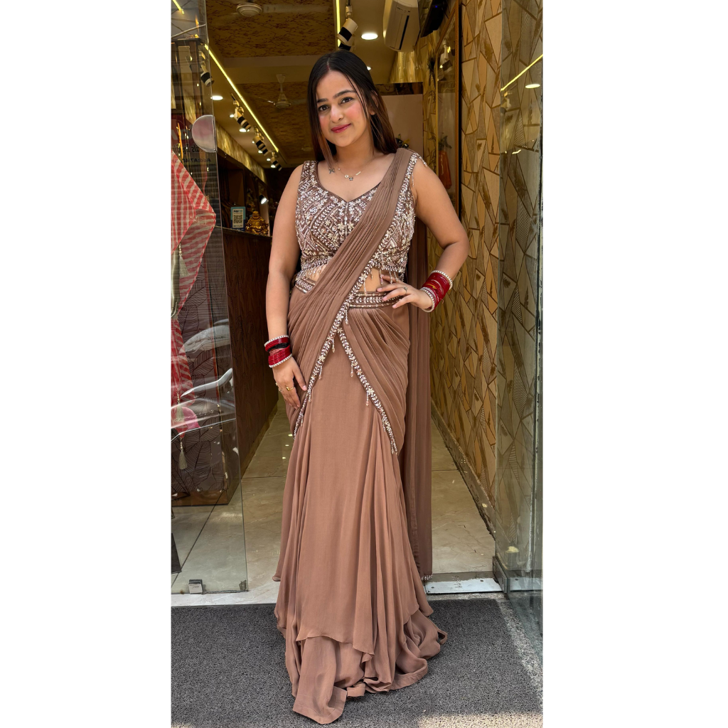 "KIARA" MOCHA DRAPE