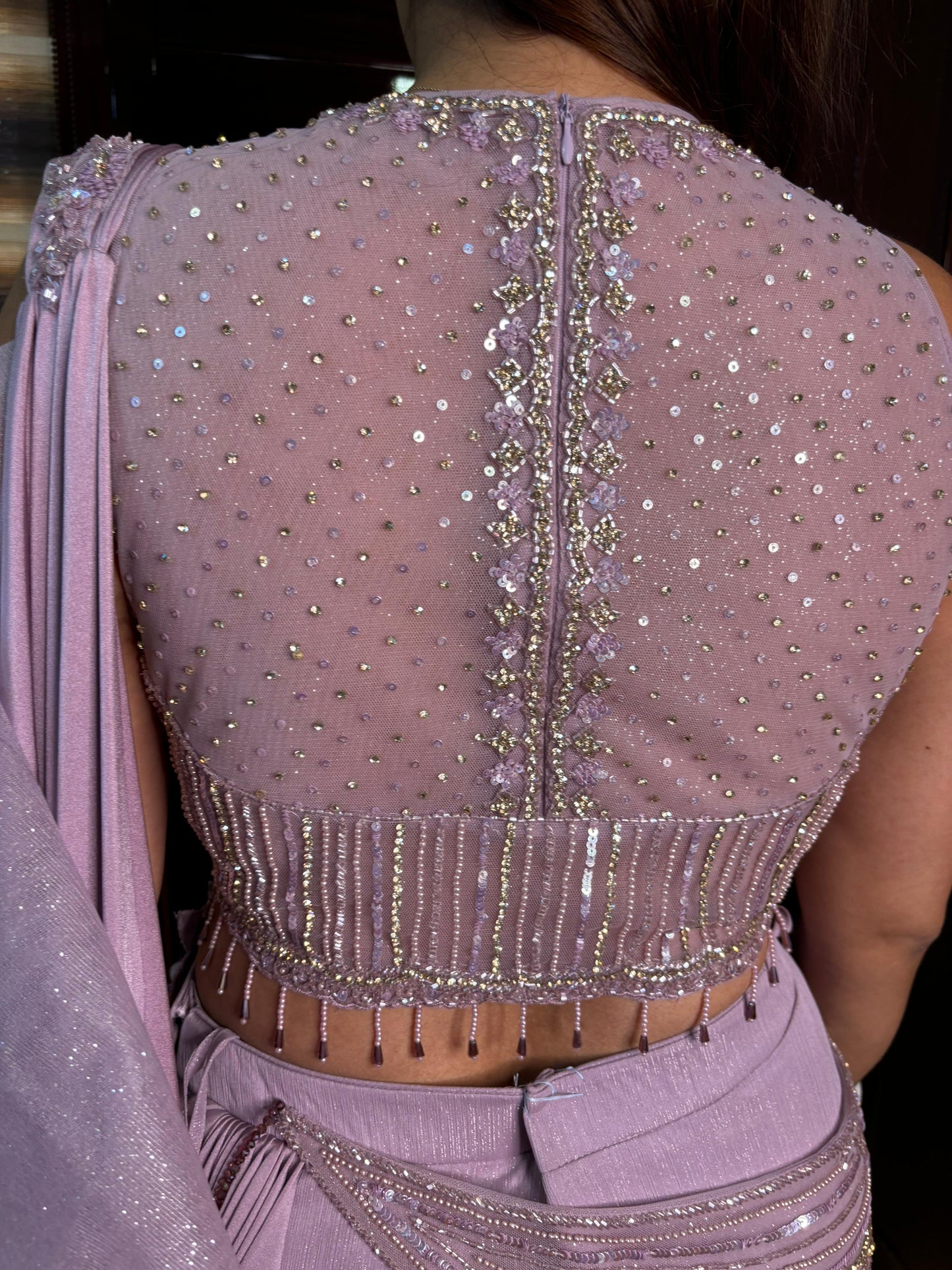 Meera Rosa Gown Lehenga