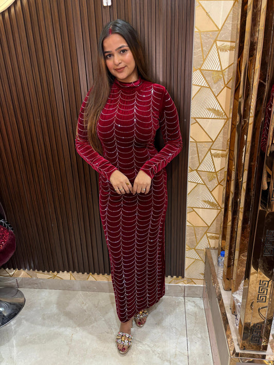 Mermaid Velvet Dress