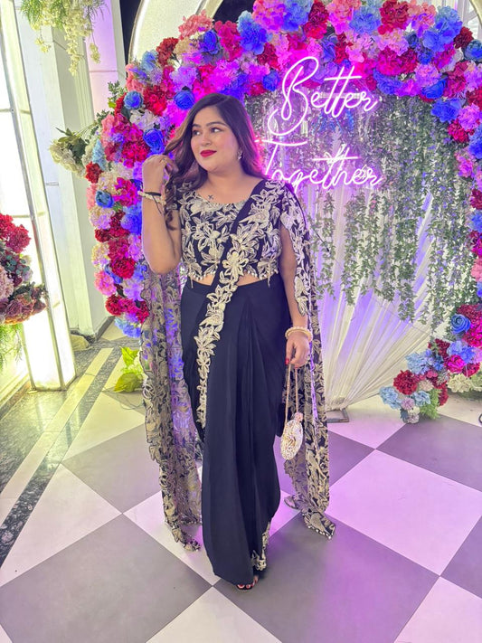 Meera Designer Drape Saree