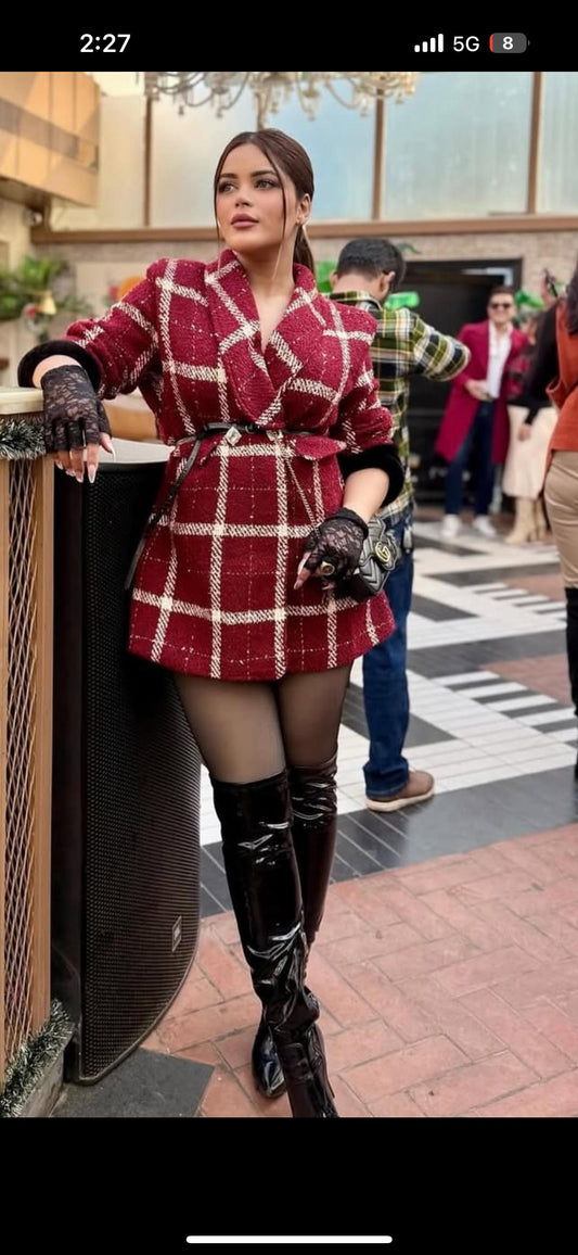 Tweed Blazer Dress