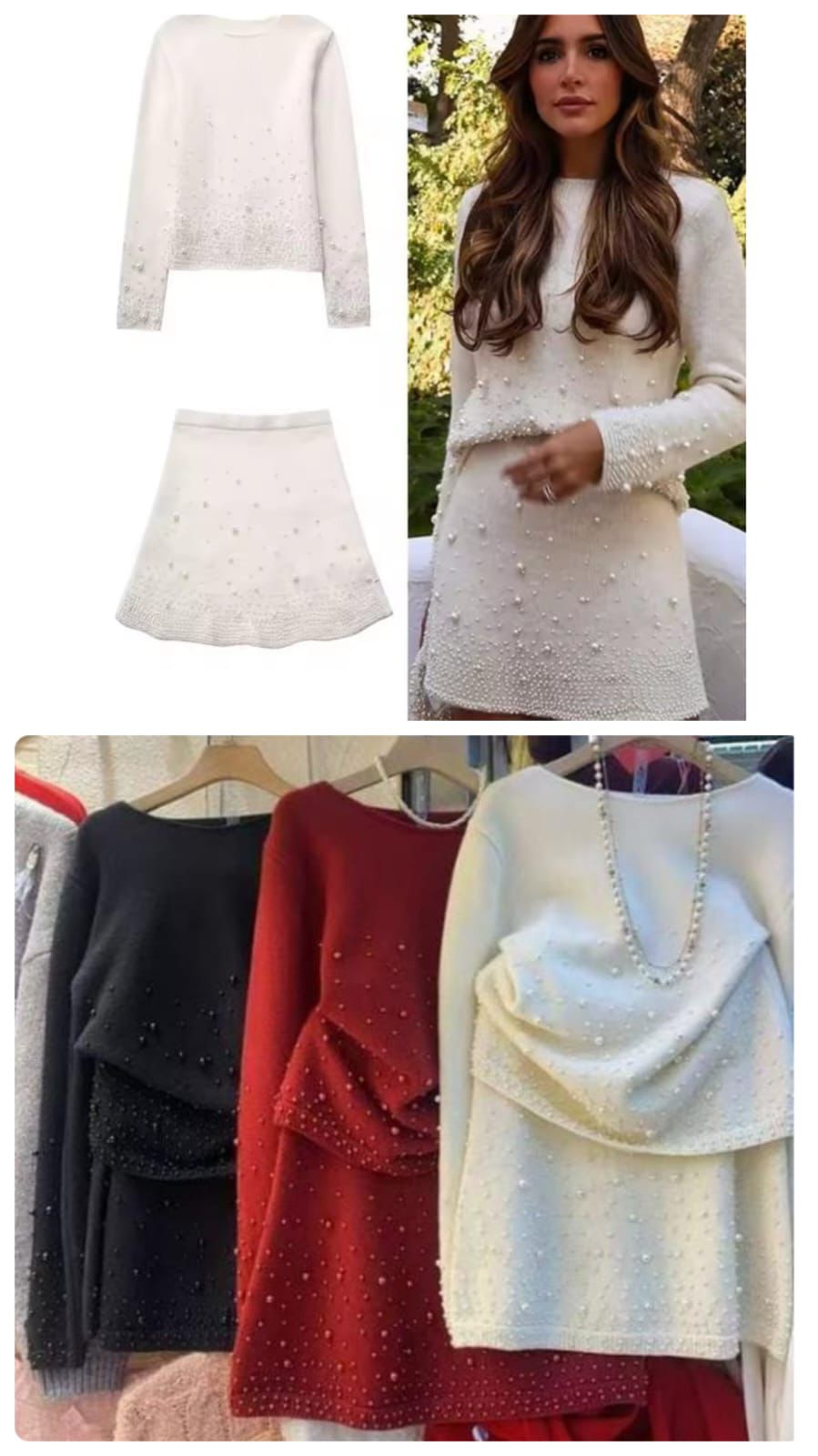 BOXIE 2 PIECE PEARL SET