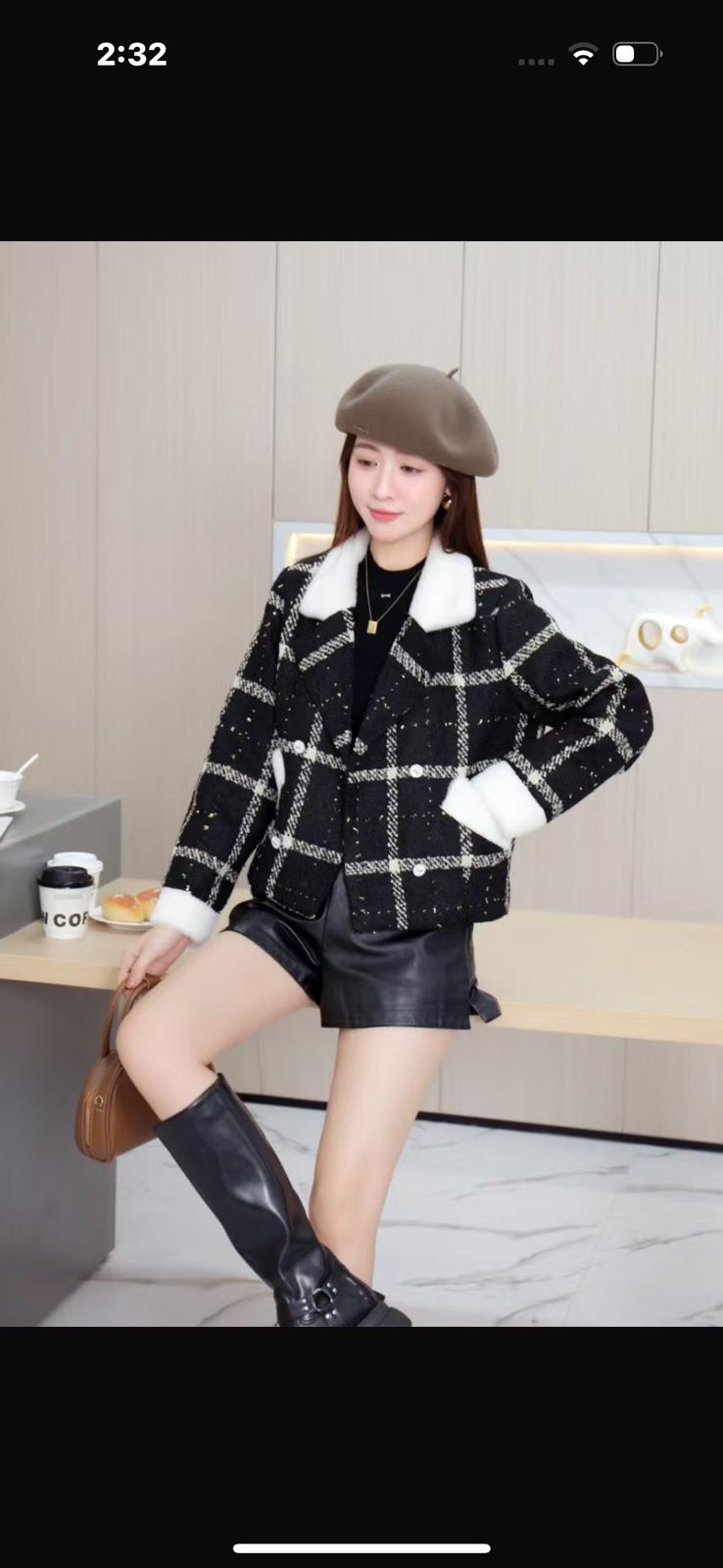 "GIRLIE" TWEED BLAZER