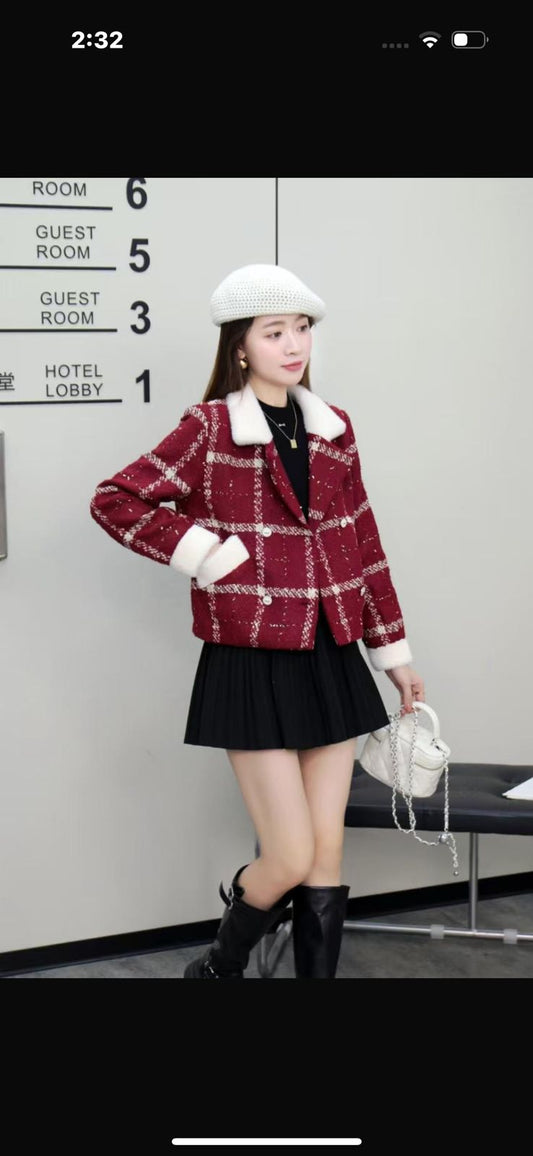 "GIRLIE" TWEED BLAZER