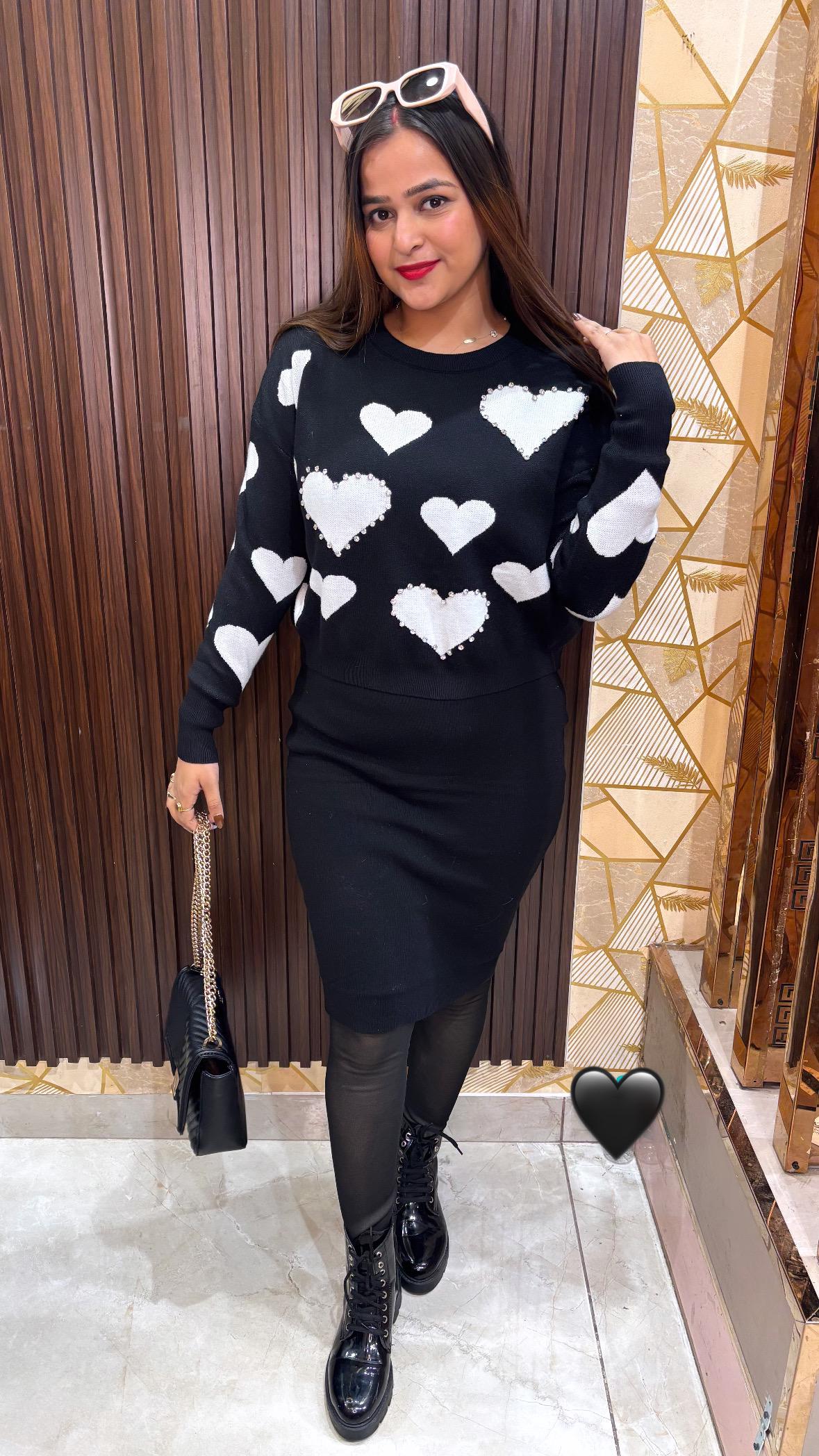 "ALL HEART" SWEATER DRESS