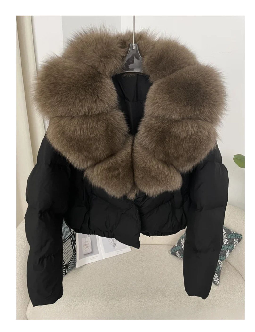 "NANDIA" FUR JACKETS (FUR DETACHABLE)