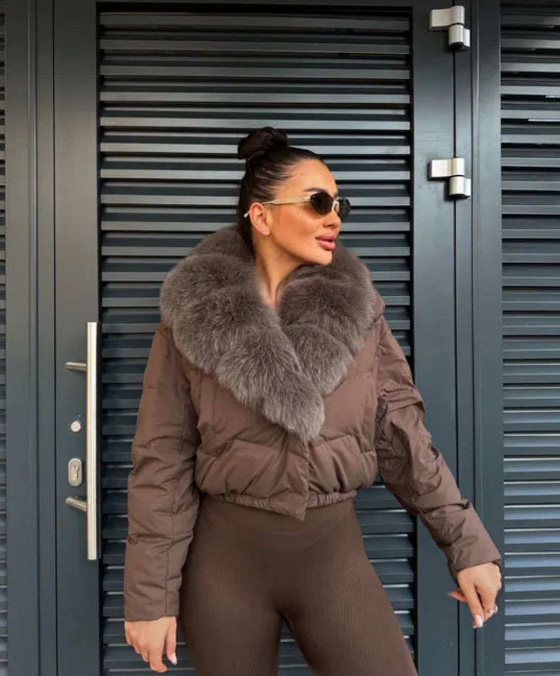 "NANDIA" FUR JACKETS (FUR DETACHABLE)