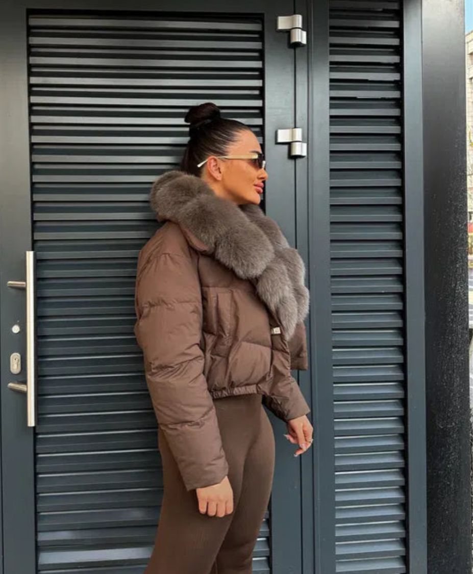 "NANDIA" FUR JACKETS (FUR DETACHABLE)
