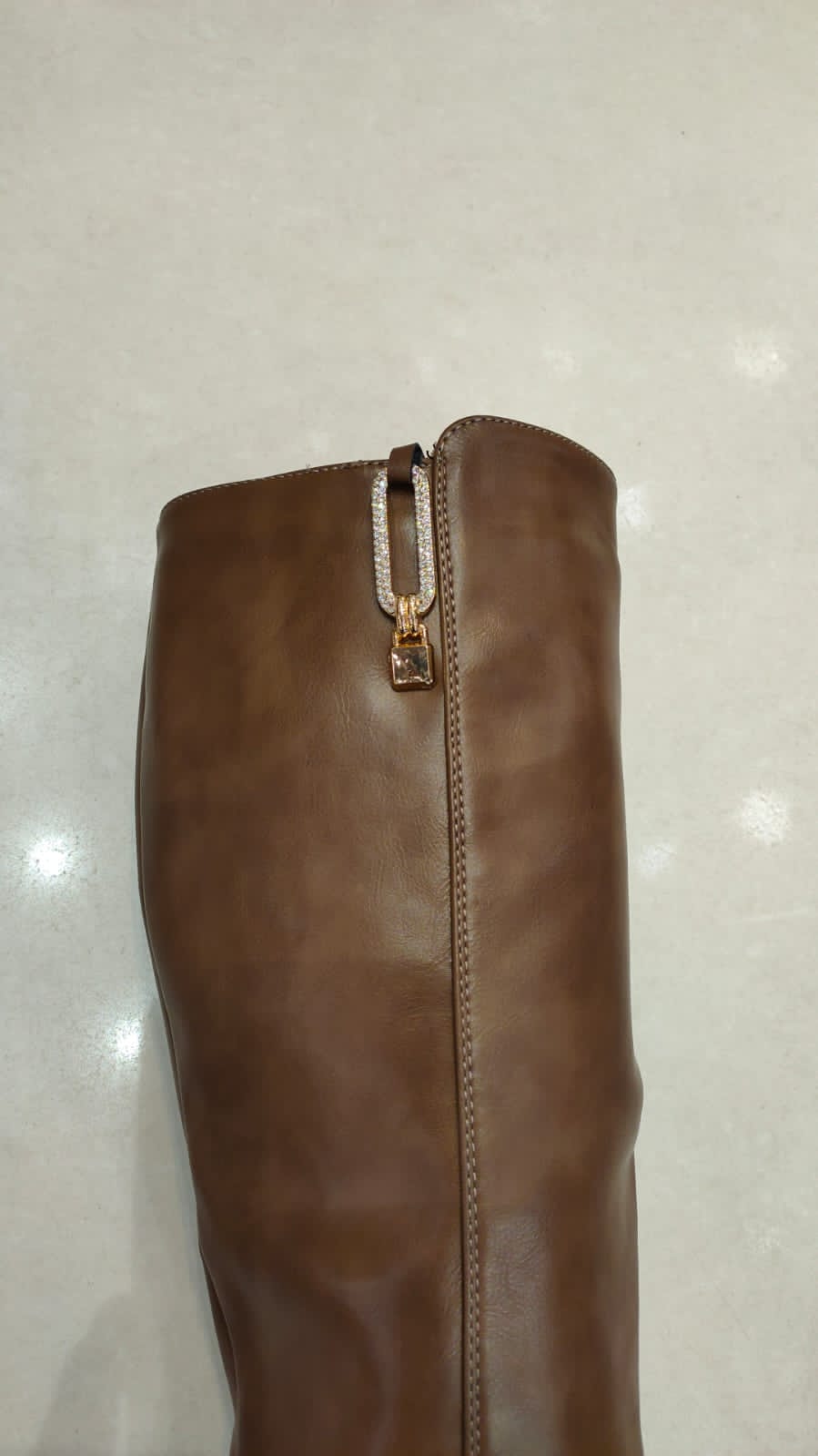 "SALSA" STATEMENT BROWN BOOTS