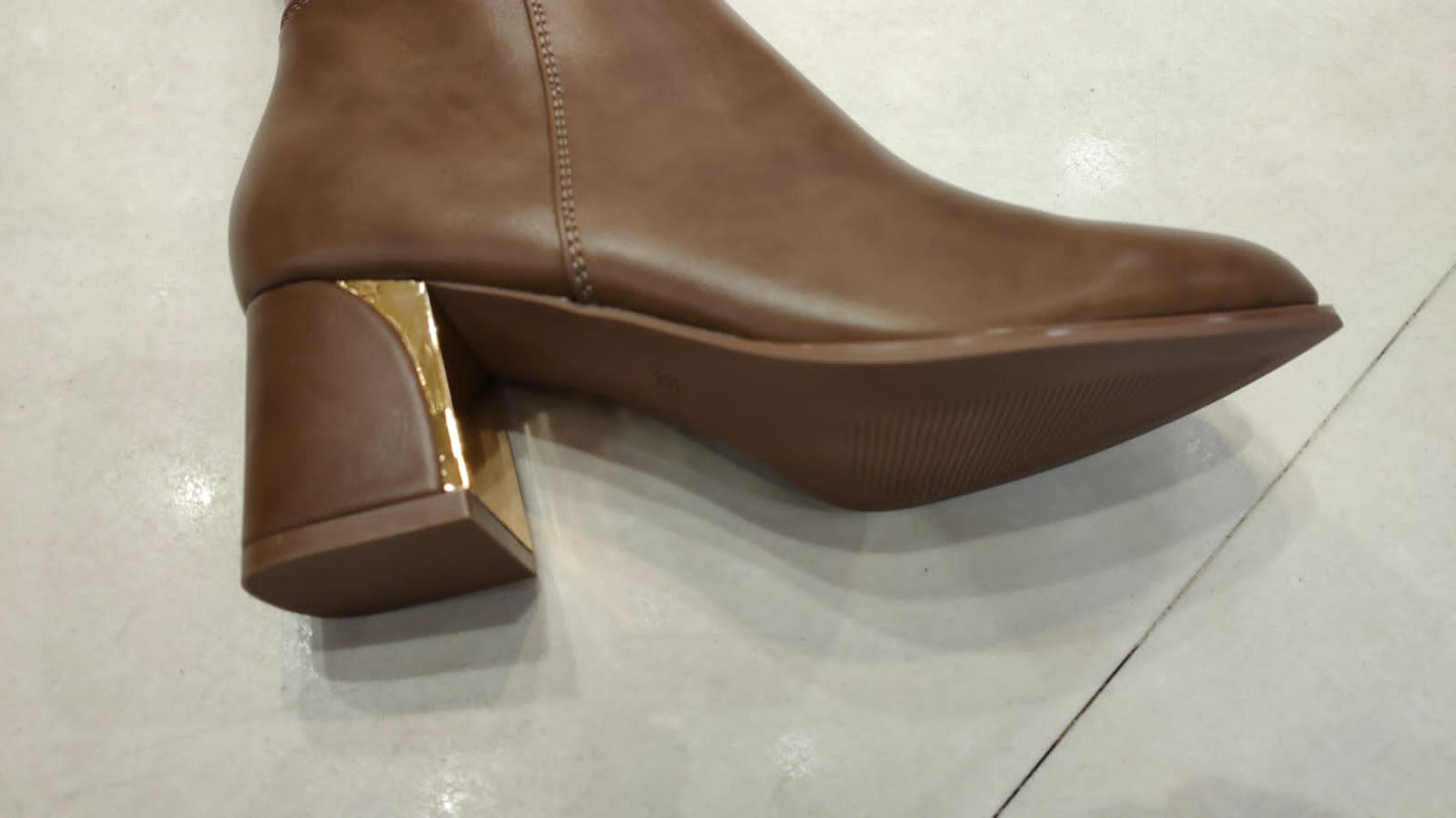 "SALSA" STATEMENT BROWN BOOTS