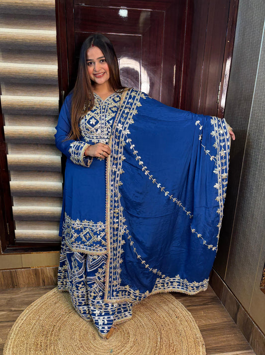 "DUA" 3 PIECE GHARARA SET