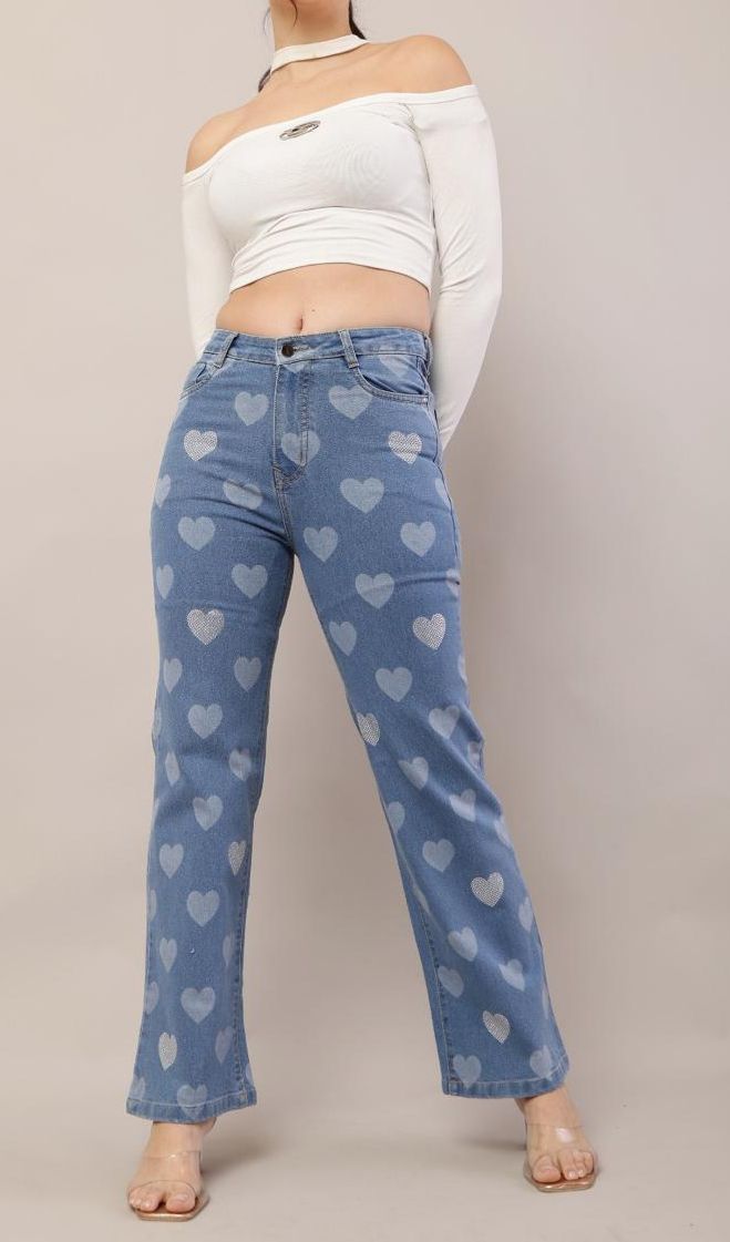 "HEART UP" DENIMS