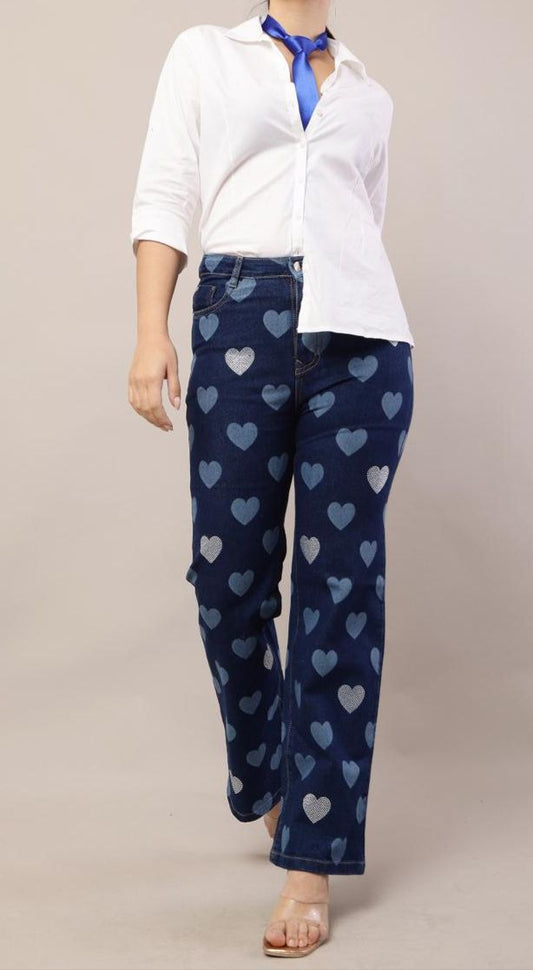 "HEART UP" DENIMS