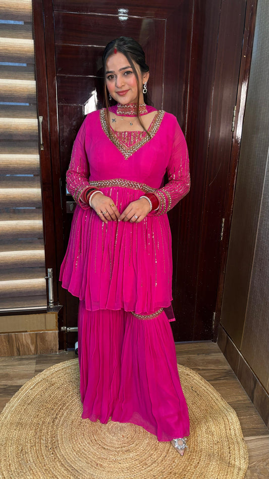 "PAYAL" DESIGNER SHARARA SET