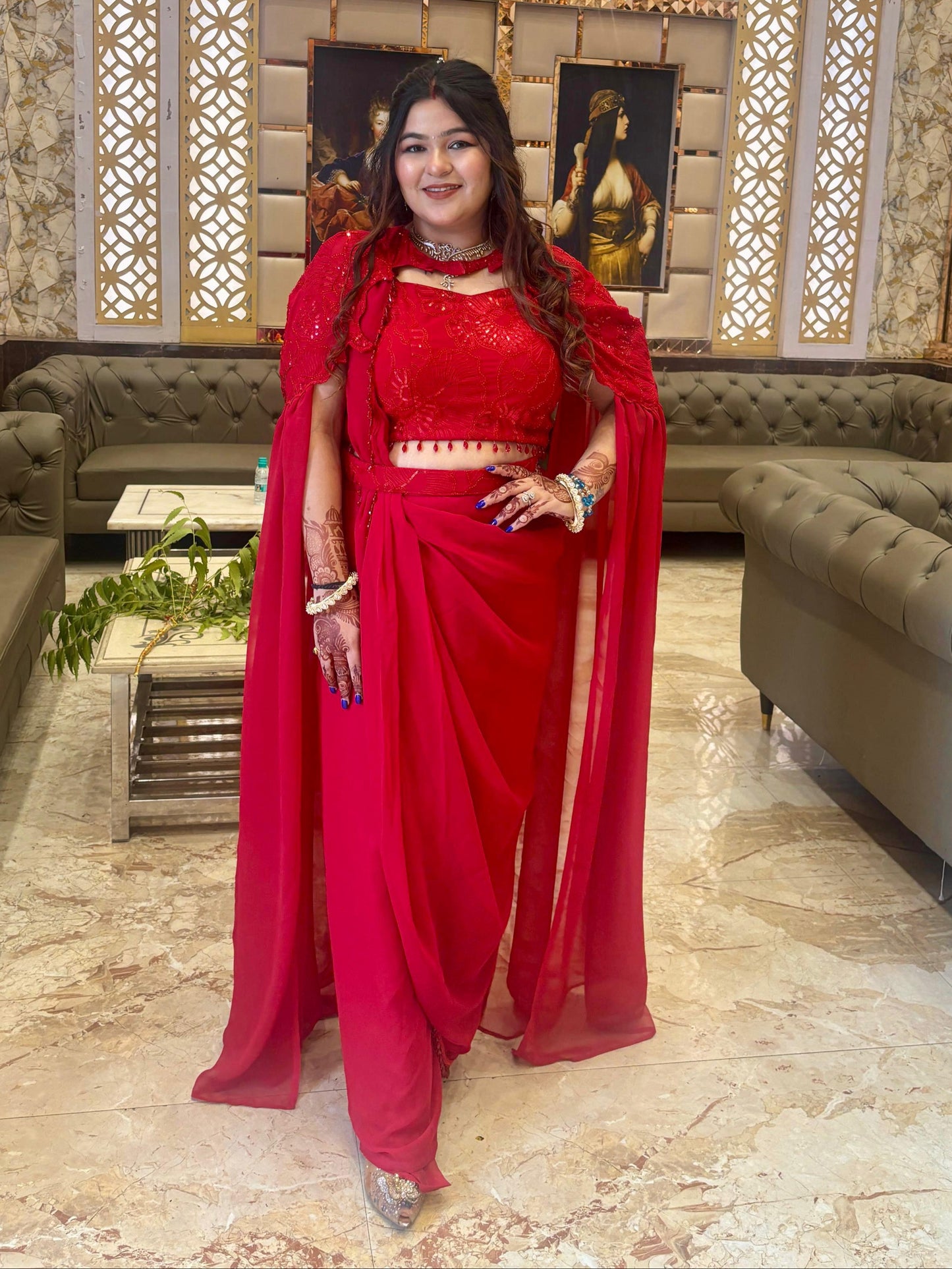 "KIRA" APPLIQUE DESIGNER DRAPE