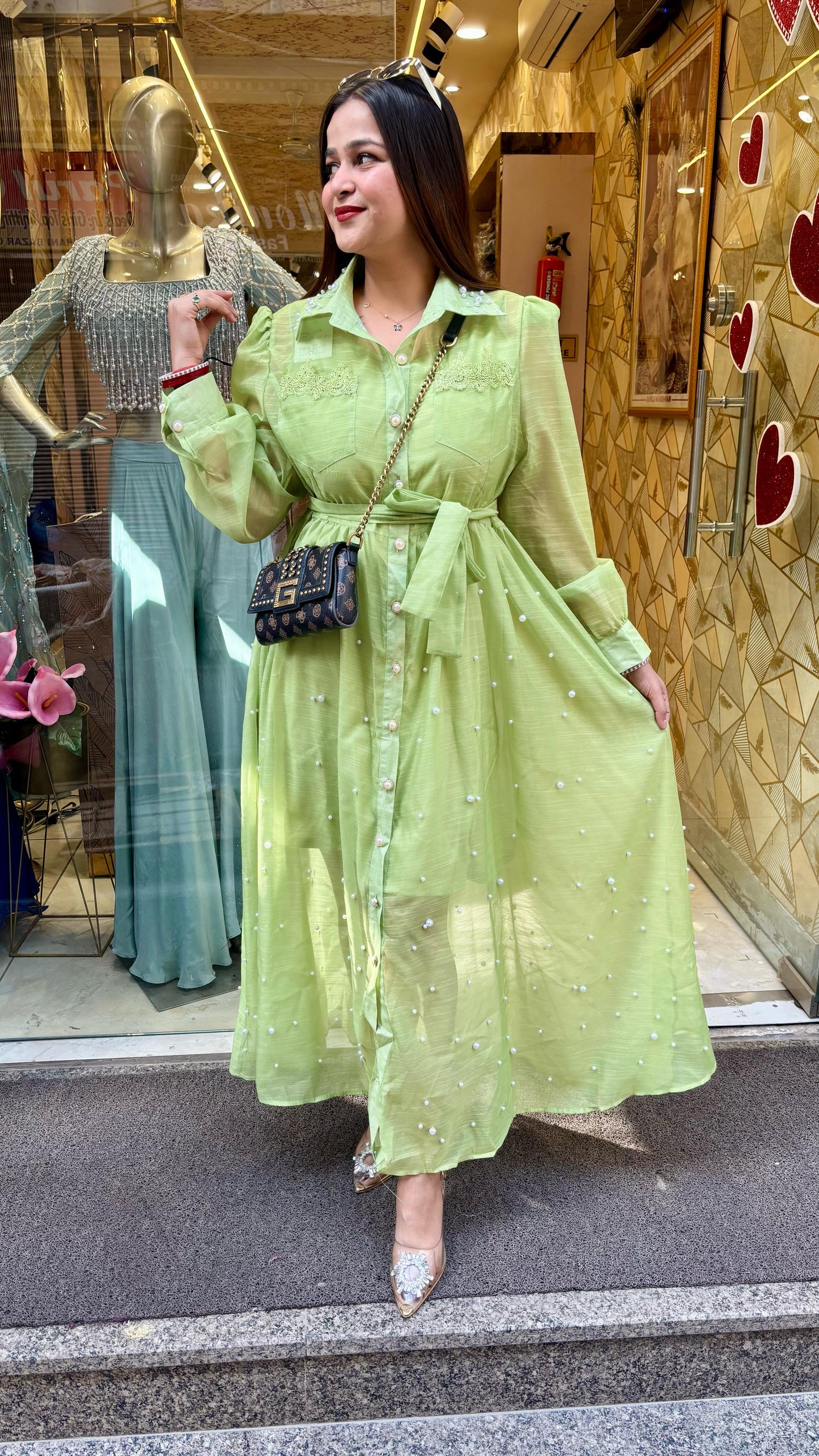 MAHIRA PEARL DRESS