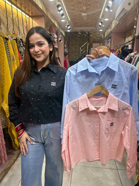 "MIU MIU SWAROSO SHIRTS"