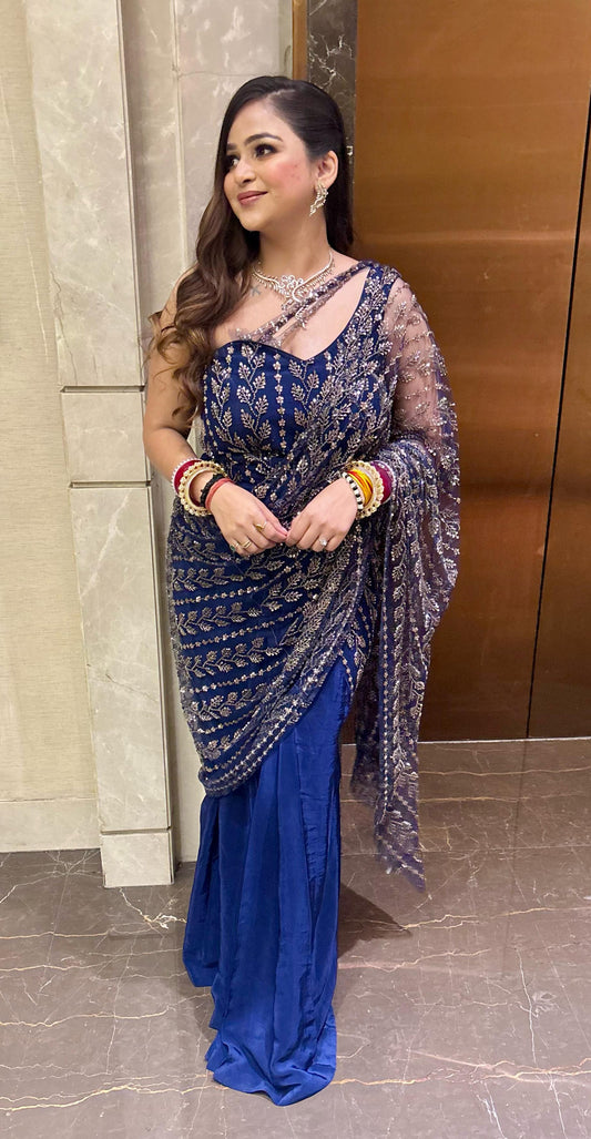 "SOFIA"-DRAPED GOWN