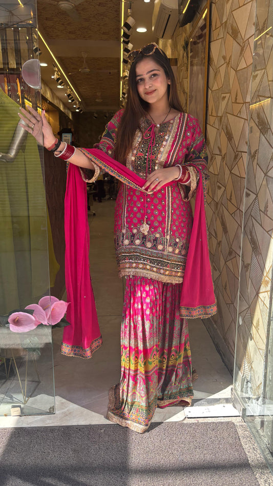 "GOPALI SHARARA SET"