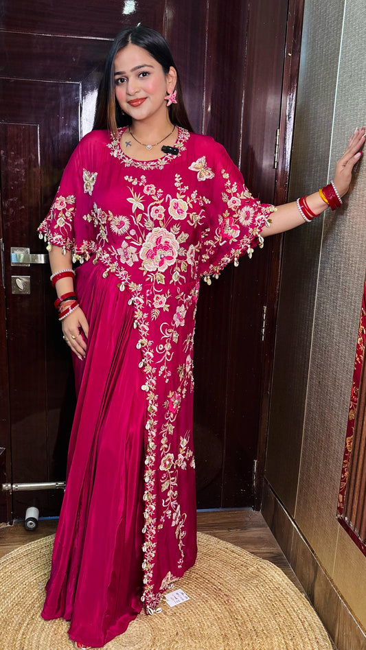 "MEERA" GULABI INDOWESTERN