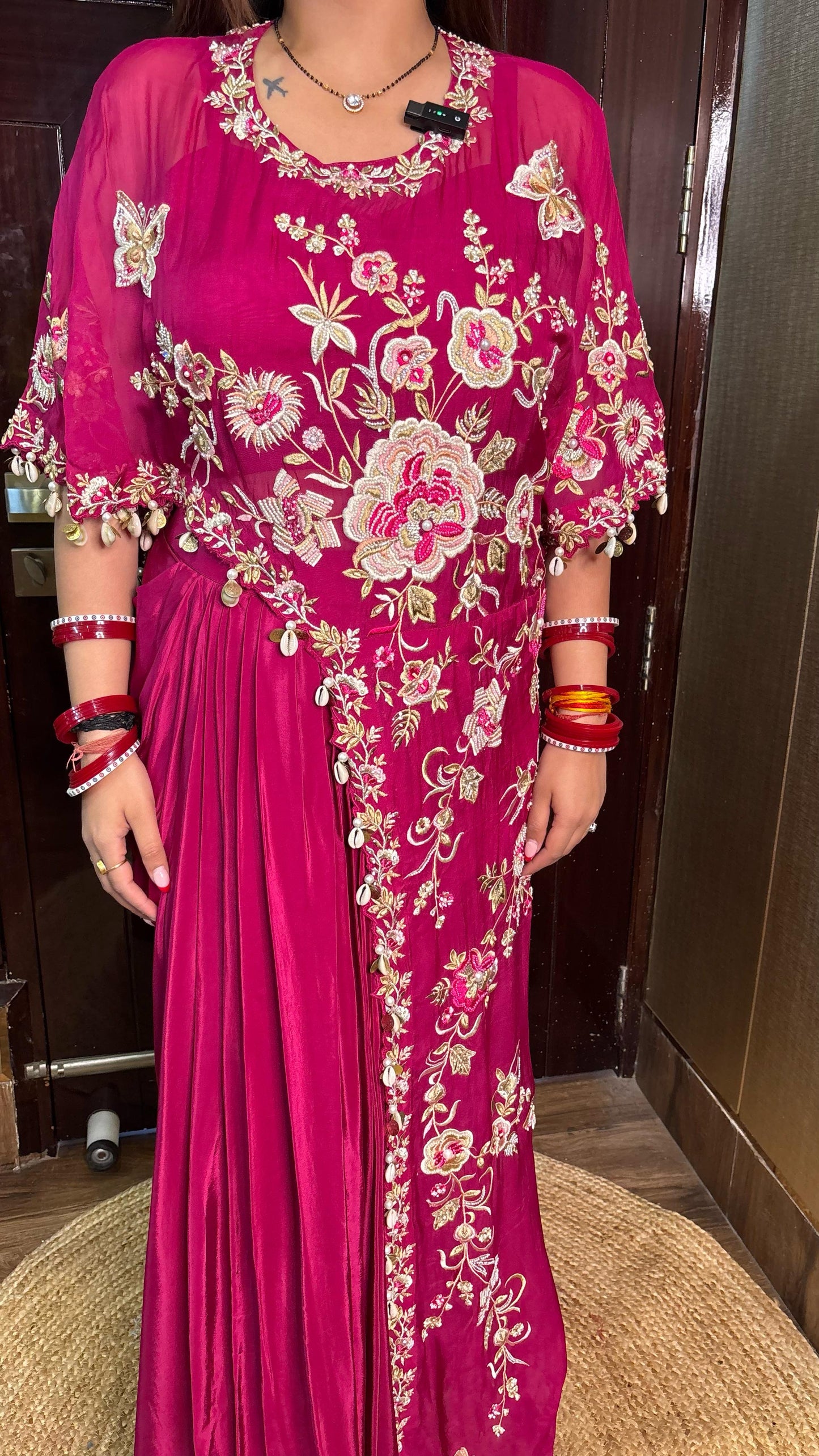 "MEERA" GULABI INDOWESTERN