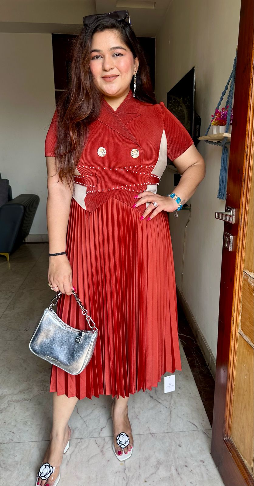 "JULIAN" PLEATED DRESSES