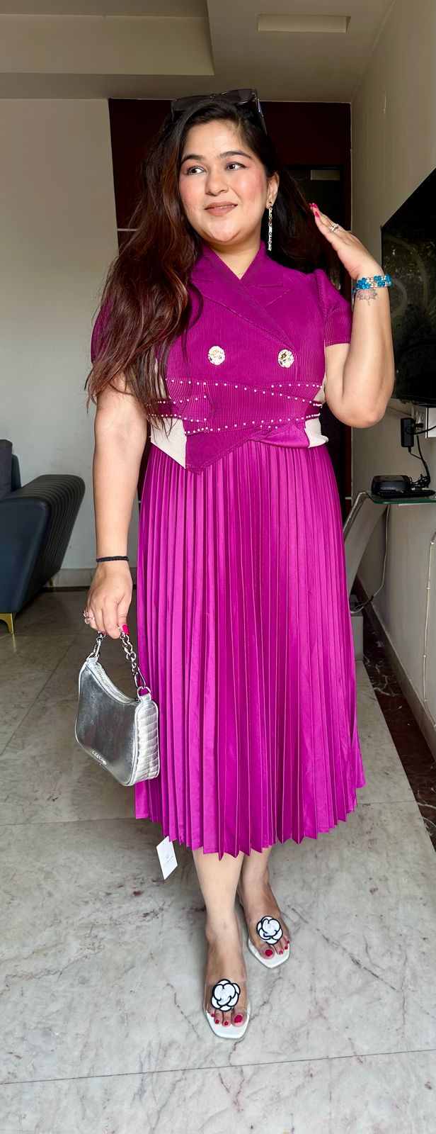 "JULIAN" PLEATED DRESSES