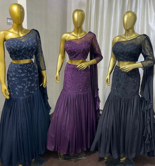 "SEERA" fishcut drape