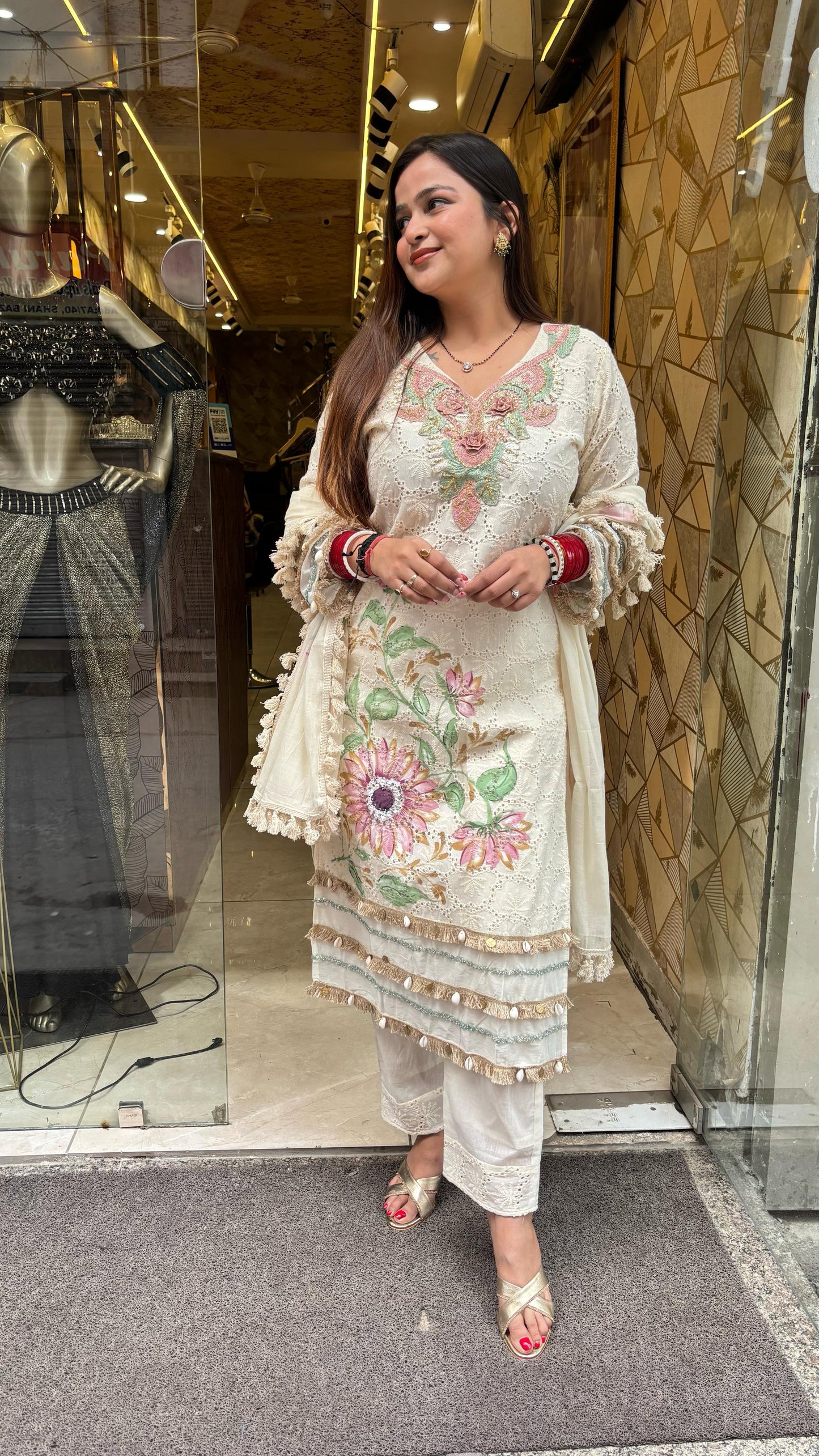 "LAFZ" -3 PIECE COTTON SUIT