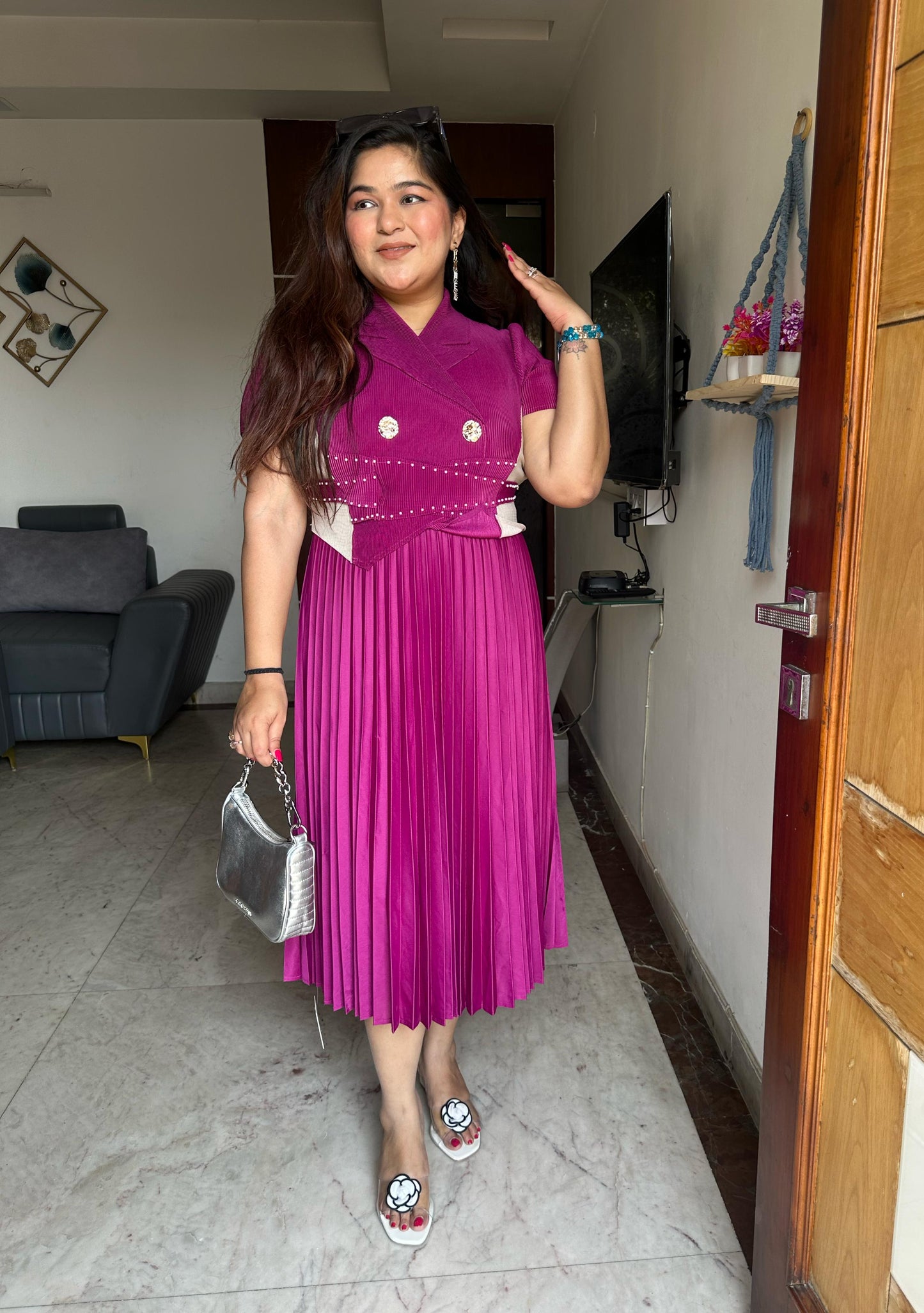 "JULIAN" PLEATED DRESSES