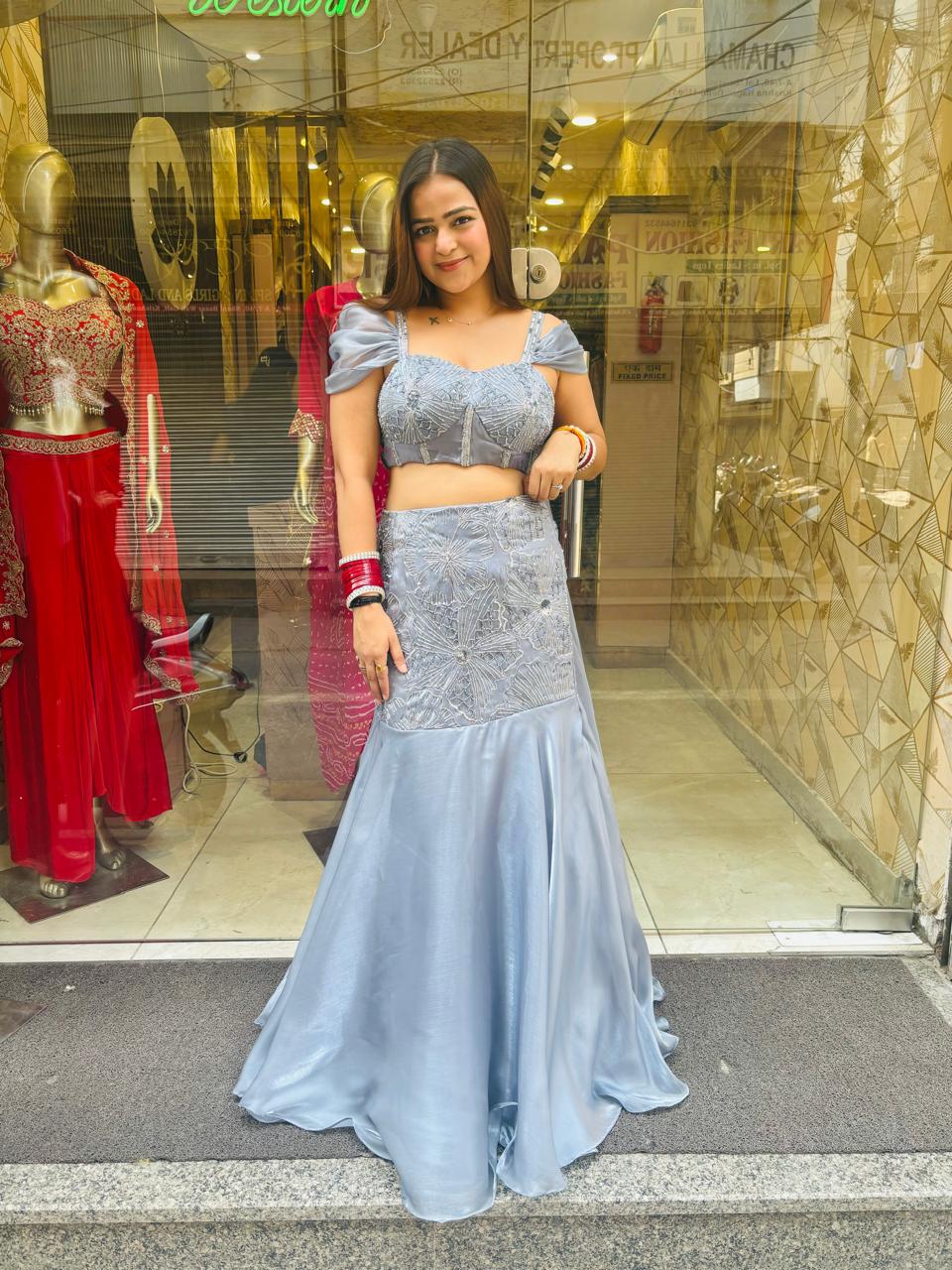 Mermaid Grey Outfit