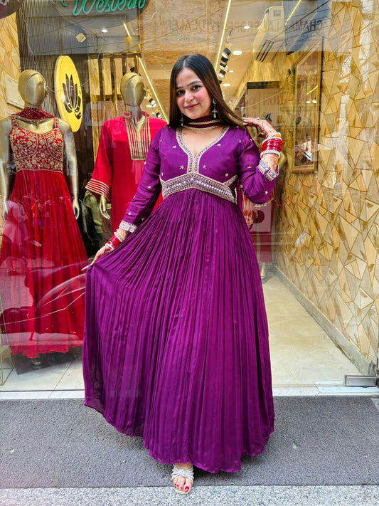 Wine Bella Anarkali