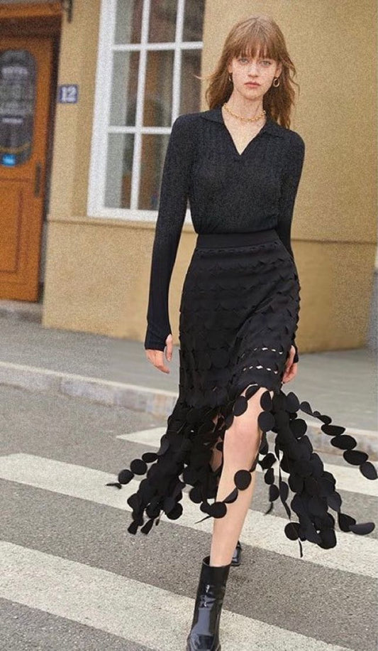 Bubble Black Skirts