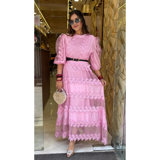 "SHIVI" CUTE DRESSES WITH BELT
