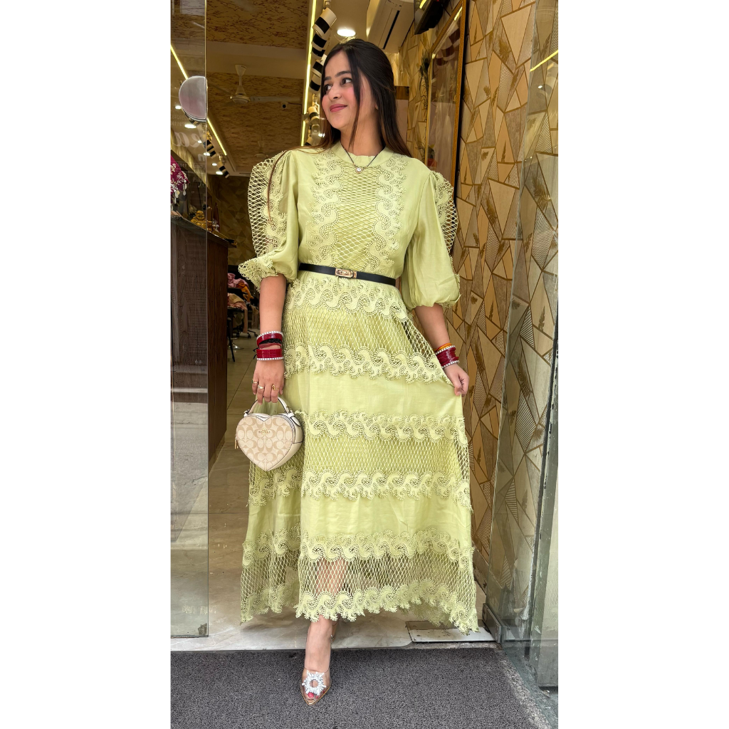 "SHIVI" CUTE DRESSES WITH BELT