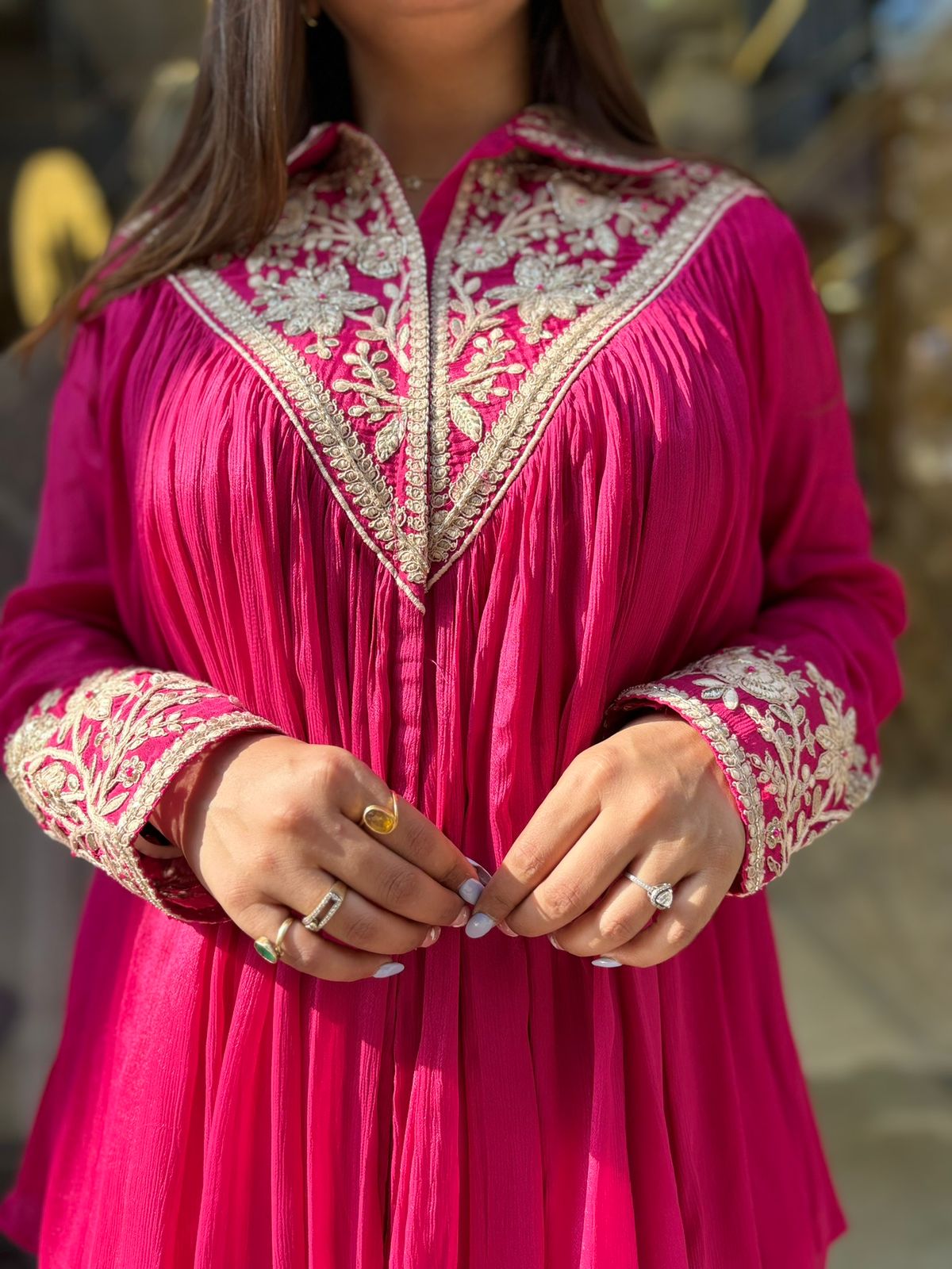 Short Pink Designer Coordset