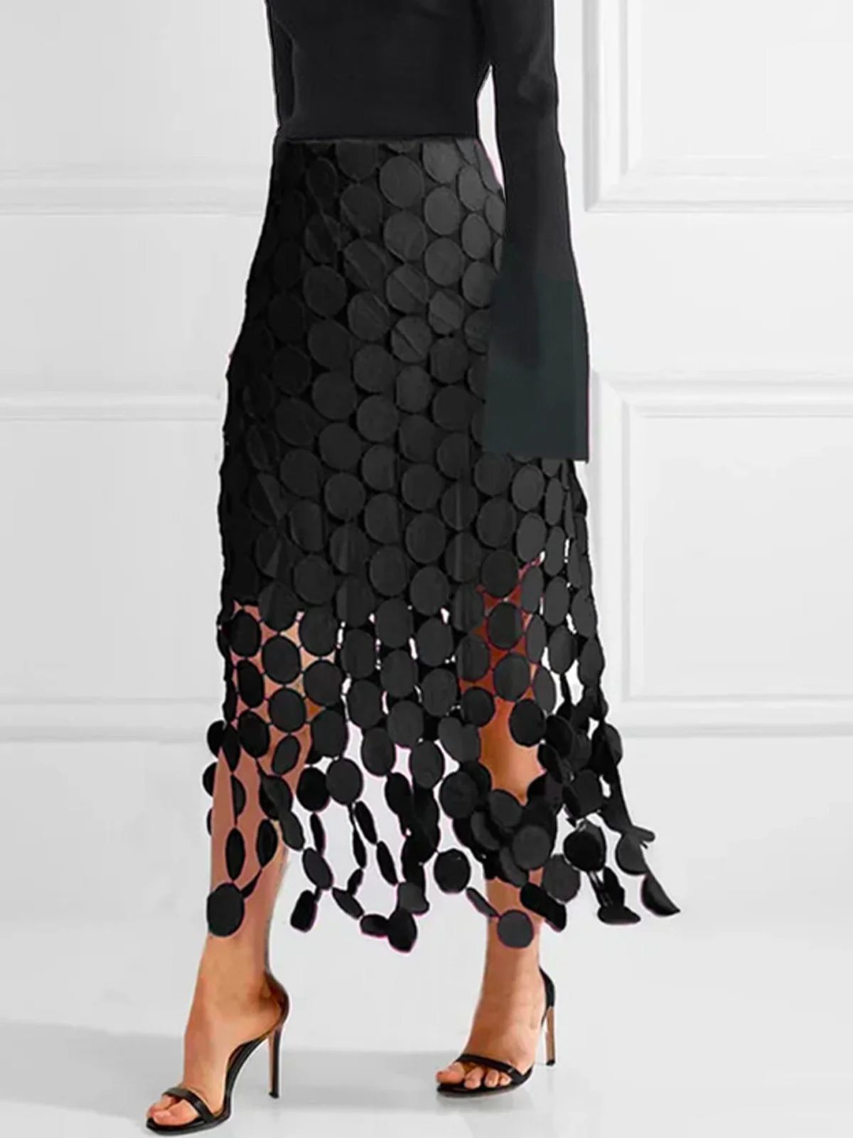 Bubble Black Skirts