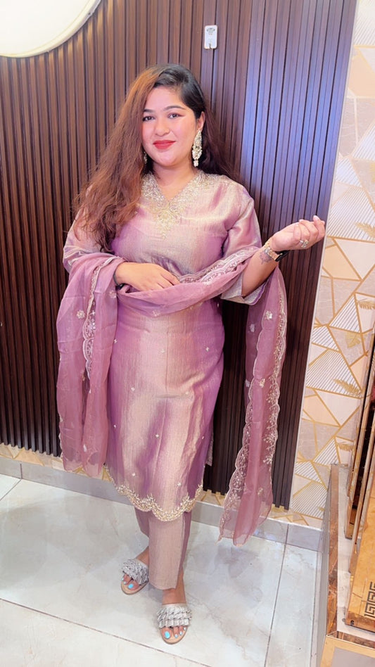 Designer Paki Purple Suit