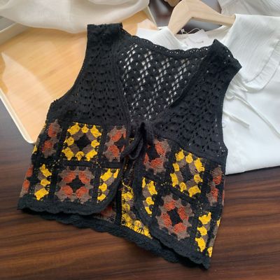 Crochet Cardigan Top