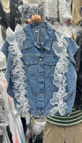 Denim Frill shirt