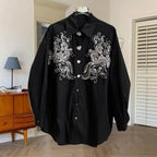 Black designer shirt