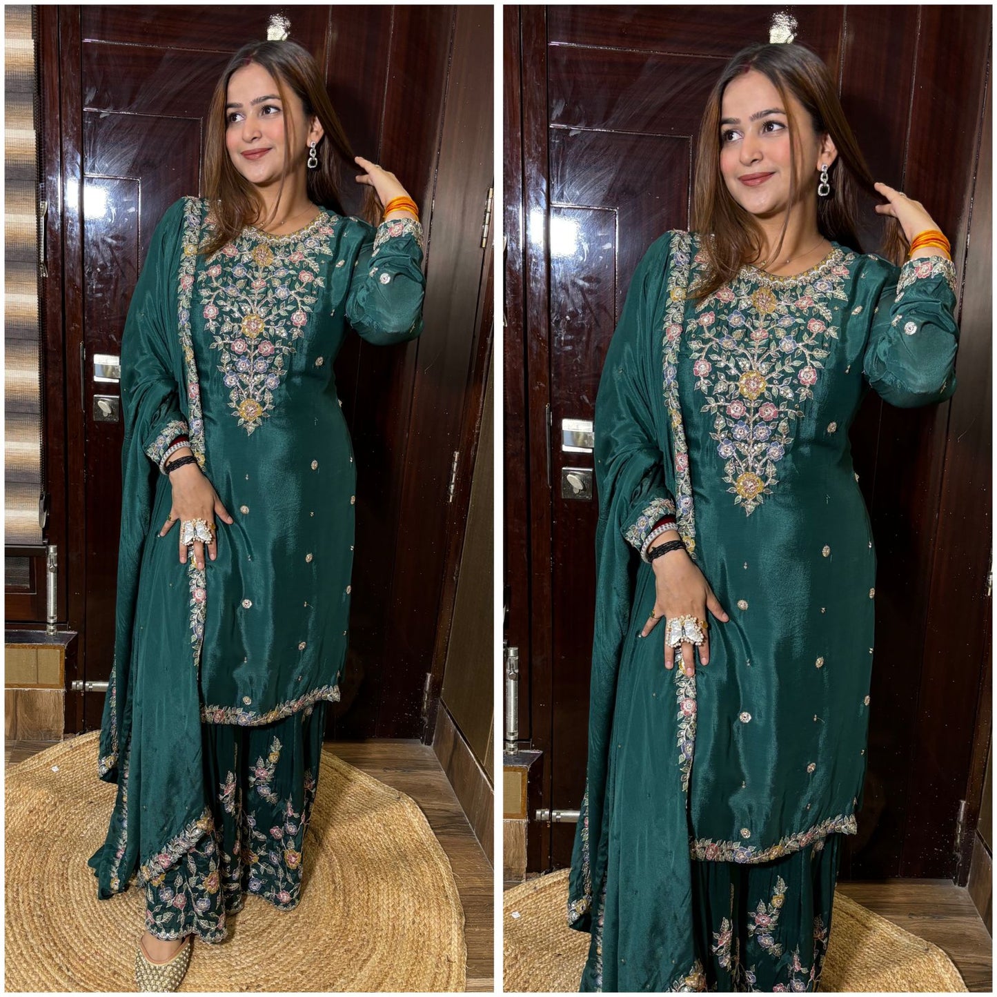 Mahrani Crepe Sharara suit