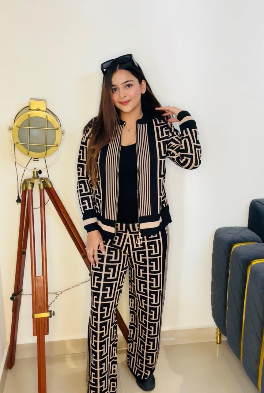 Zig Zag Wool Coordset