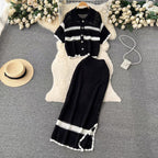 Korean Spring -2 piece Vacation Dress
