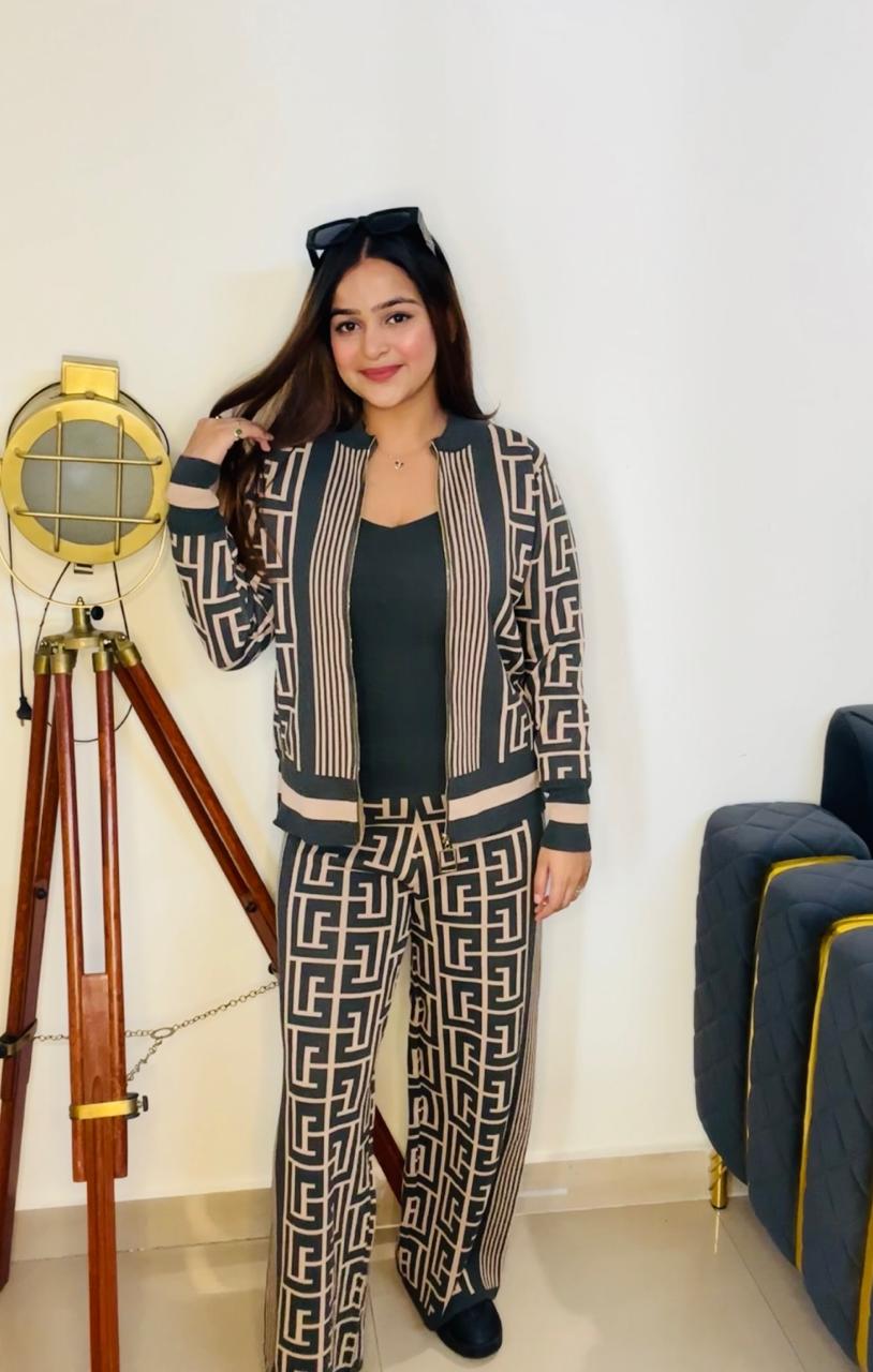 Zig Zag Wool Coordset