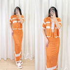 Korean Spring -2 piece Vacation Dress